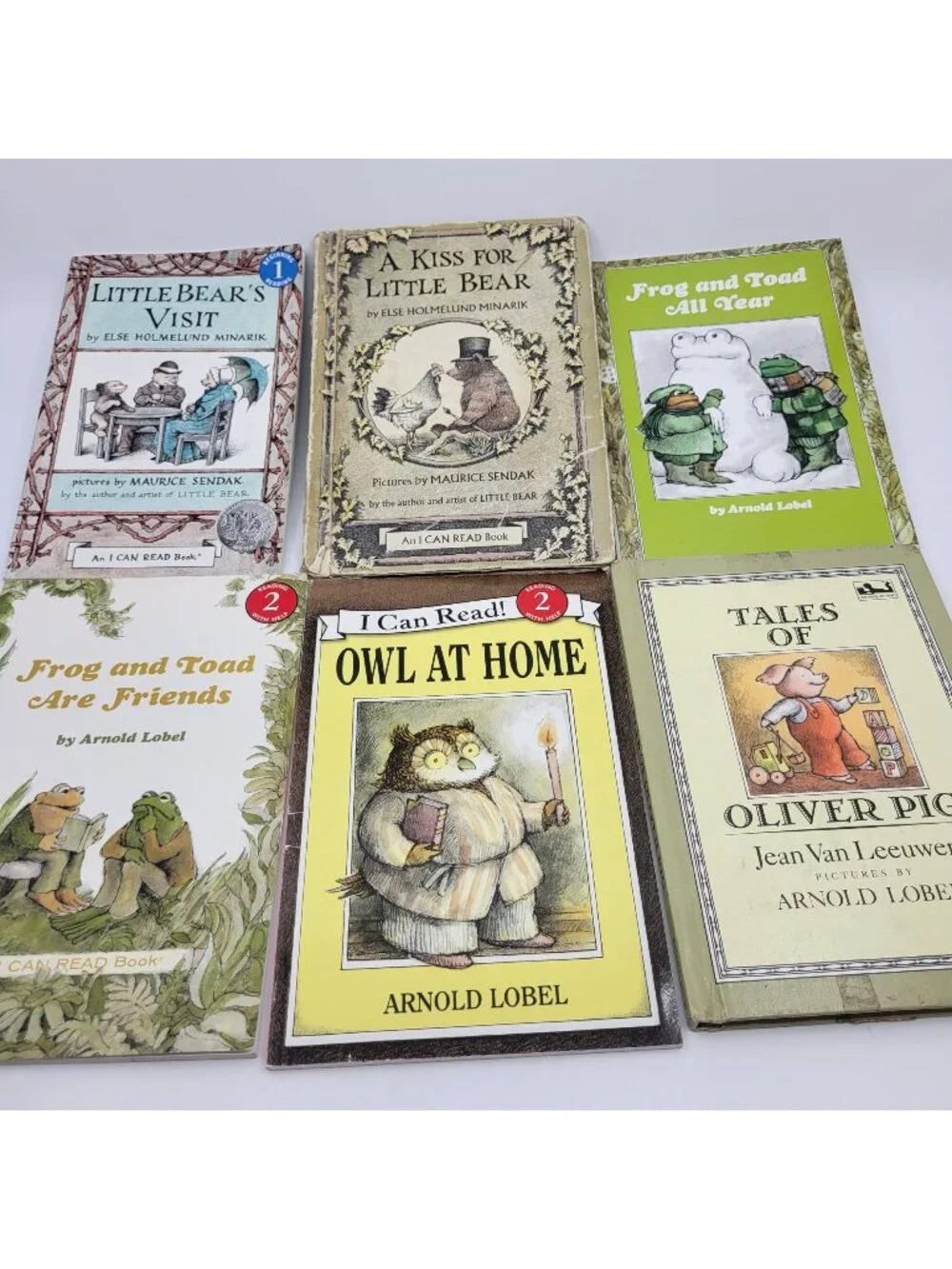 Little Bear / Frog & Toad Lot of 6 Books for Advancing Readers Ages 6-9 - BK151